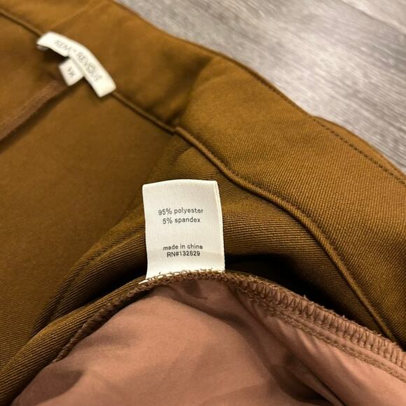 EUC Remi x Revolve Danielle Belted Pants Brown 1X High Waist Wide Leg Trousers - Picture 11 of 15